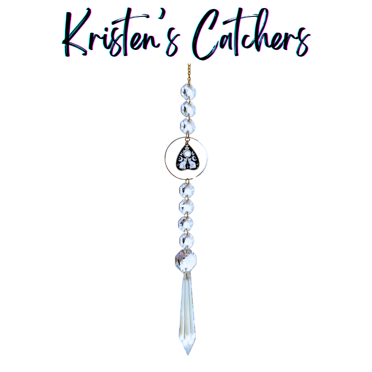 Bewitching Twin Kitties Sun Catcher