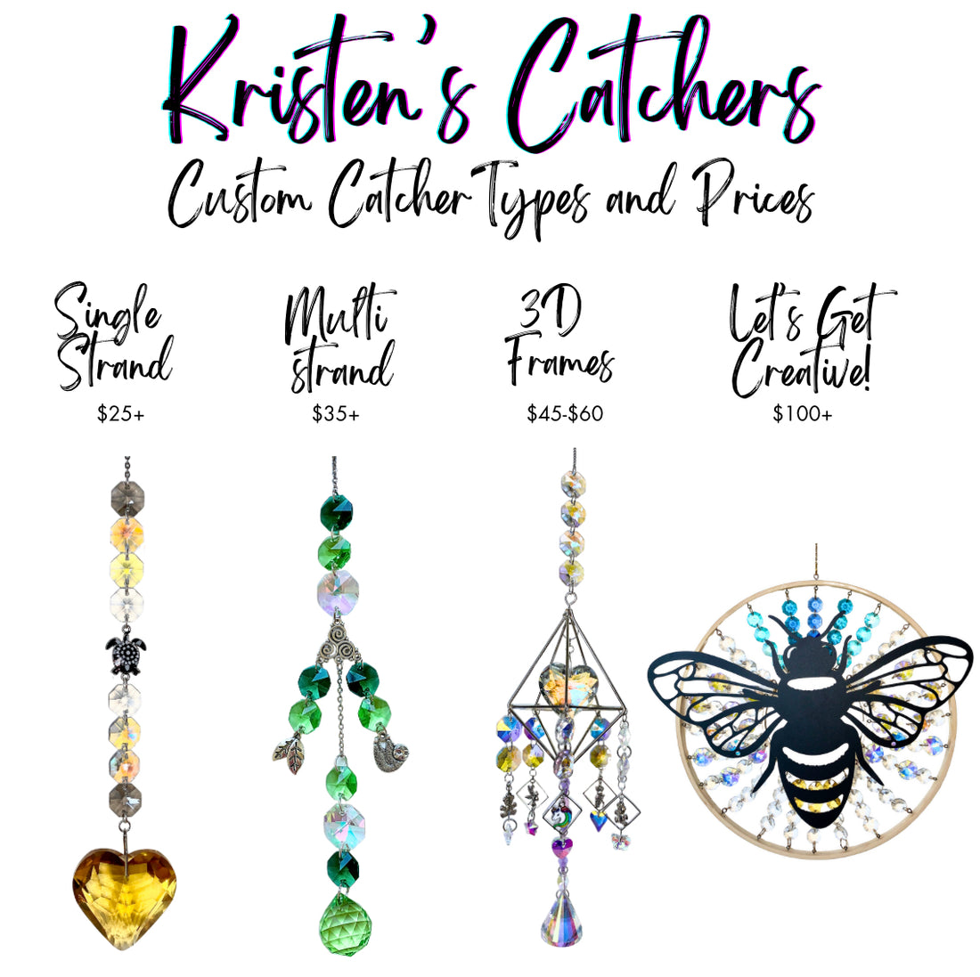 Kristens catchers custom catchers price and style sheet