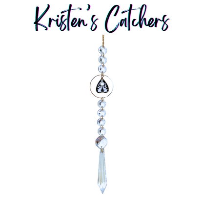 Bewitching Twin Kitties Sun Catcher