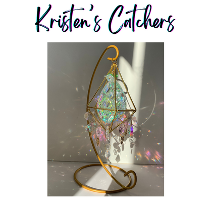 Enchanted Prism Desk Catcher - Geometric Wonder