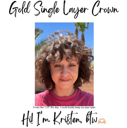 Custom Single Layer Sun Catcher Crown