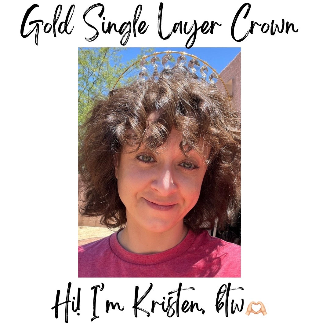 Custom Single Layer Sun Catcher Crown