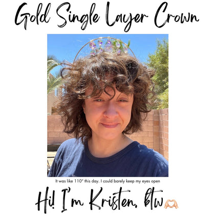 Custom Single Layer Sun Catcher Crown