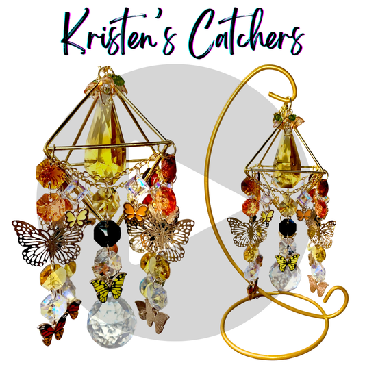 Butterfly Garden Desktop Sun Catcher