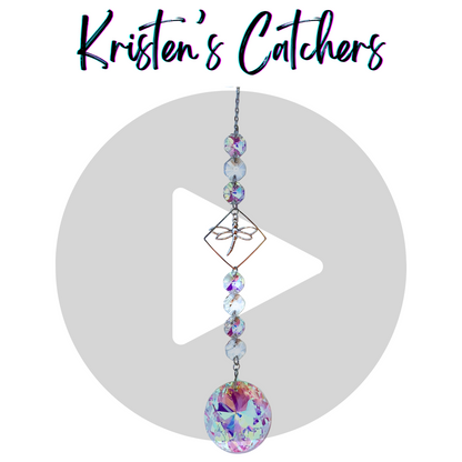 Graceful Dragonfly Cascade Sun Catcher