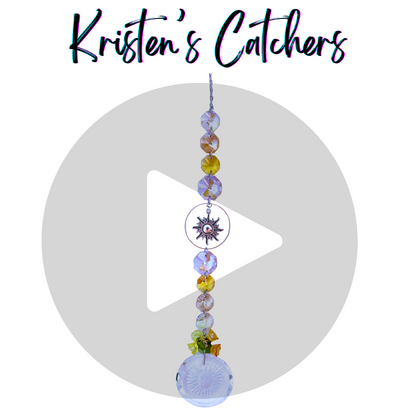 Golden Sunburst Tribute Sun Catcher