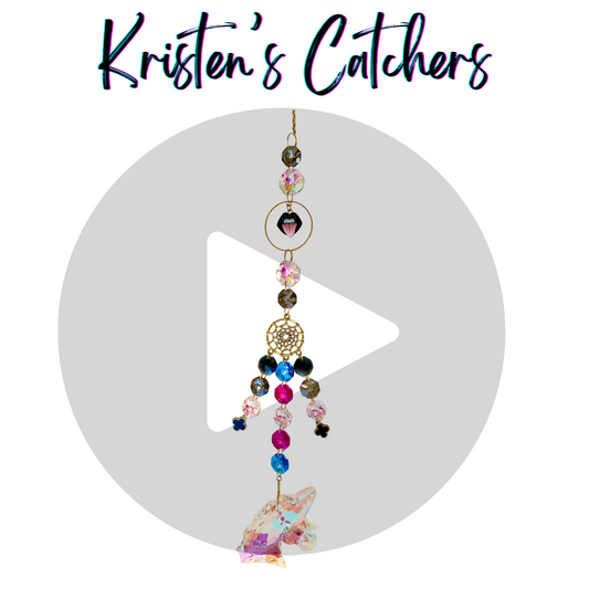 Whimsical Gothic Unicorn Sun Catcher