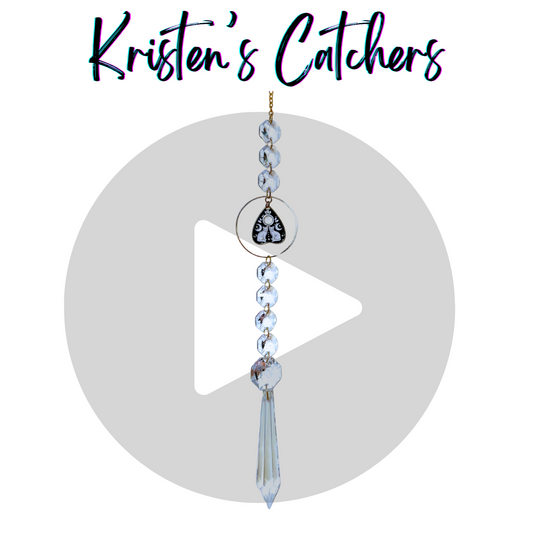 Bewitching Twin Kitties Sun Catcher