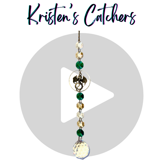 Emerald Forest Dragon Sun Catcher