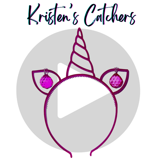 Hot Stuff Unicorn Sun Catcher Headband