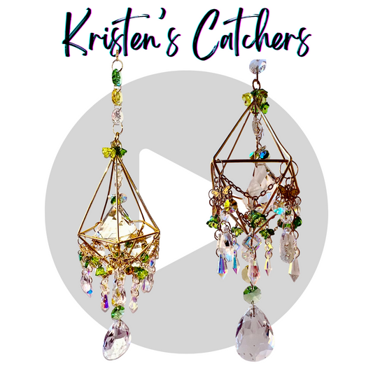 Peridot Birthday Geometric Sun Catcher