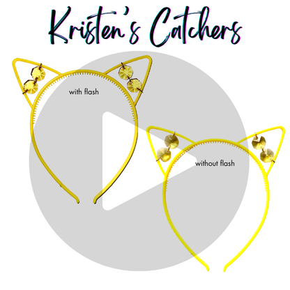 Morning Rays Yellow Crystal Cat Ear Headband