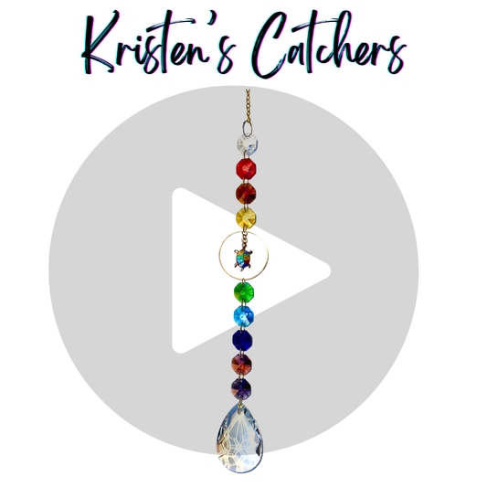 Hawaiian Rainbow Turtle Sun Catcher