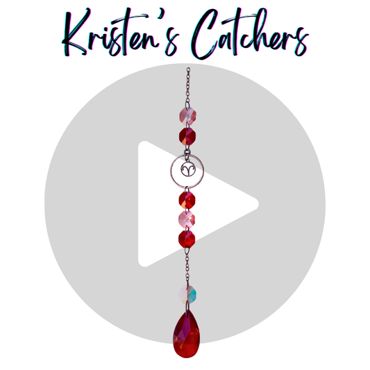 Aries Fire Sign Astrology Sun Catcher