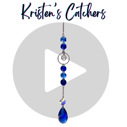 Aquarius Air Sign Gunmetal Astrology Sun Catcher