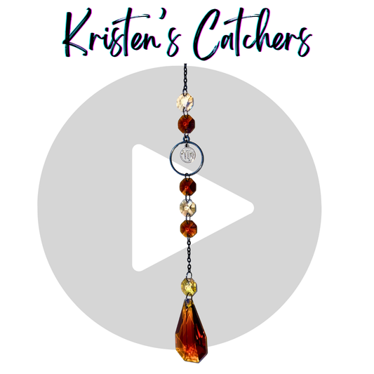 Virgo Earth Sign Gunmetal Astrology Sun Catcher