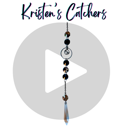 Capricorn Earth Sign Gunmetal Astrology Sun Catcher