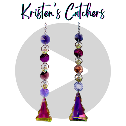 Purple Gradient Tree Sun Catcher
