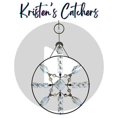 Gothic Snowflake Ring Sun Catcher
