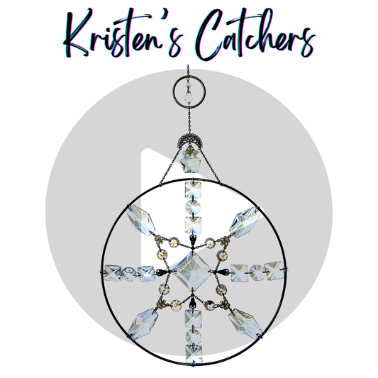 Gothic Snowflake Ring Sun Catcher