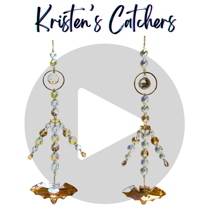 Champagne Bat Sun Catcher
