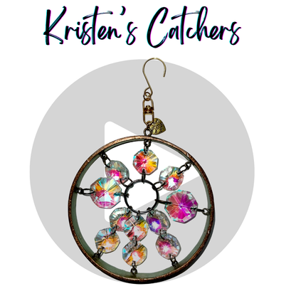 Spiral Galaxy Color-Shifting Sun Catcher