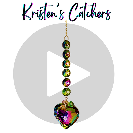 Viridian Heart Sparkle Catcher