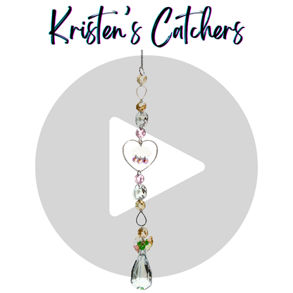 Love Storm Heart Sun Catcher