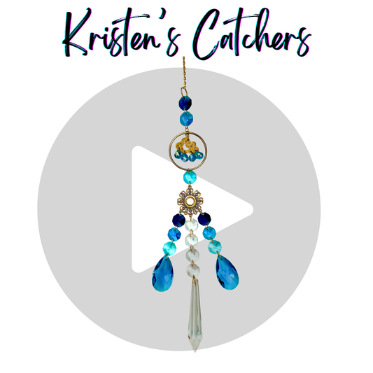 Aqua Storm Sun Catcher