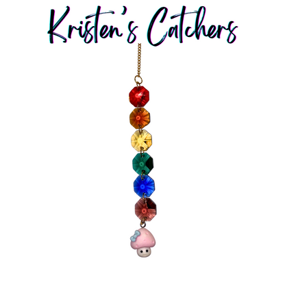 Rainbow Mushroom Sun Catcher